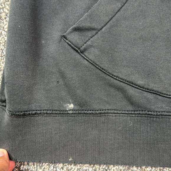 Vintage Nike Spellout Black Hooded Sweatshirt Size Large 90s Grunge - Picture 11 of 12